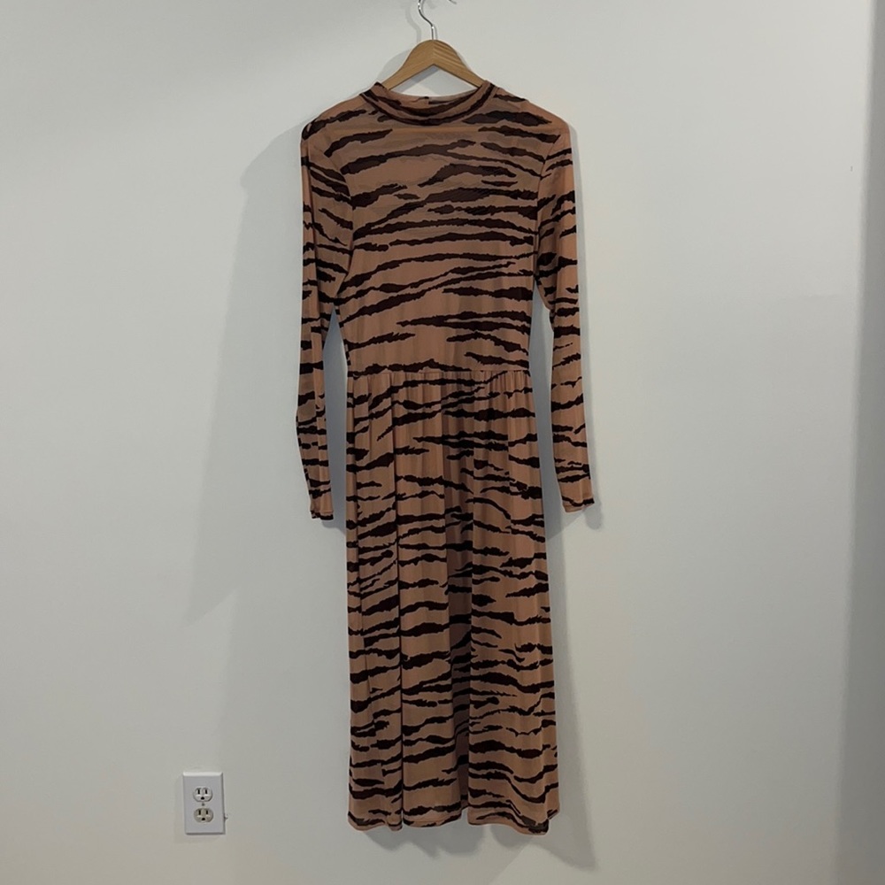 Wild Fable Medium Mesh Midi Dress With Slip